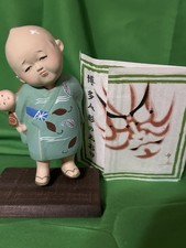 Japanese hakata-style ceramic figurine