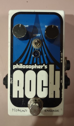 Pigtronix Philosopher’s Rock Compressor/ Overdrive Pedal for Electric Guitar
