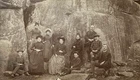 EARLY! CIVIL WAR  BATTLE OF GETTYSBURG "DEVIL'S DEN" with VISITOR'S PHOTO c1875