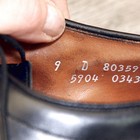 Allen Edmonds HILLCREST Bicycle Toe Derby  9 D  Black * add $15 new Trees — photo 6