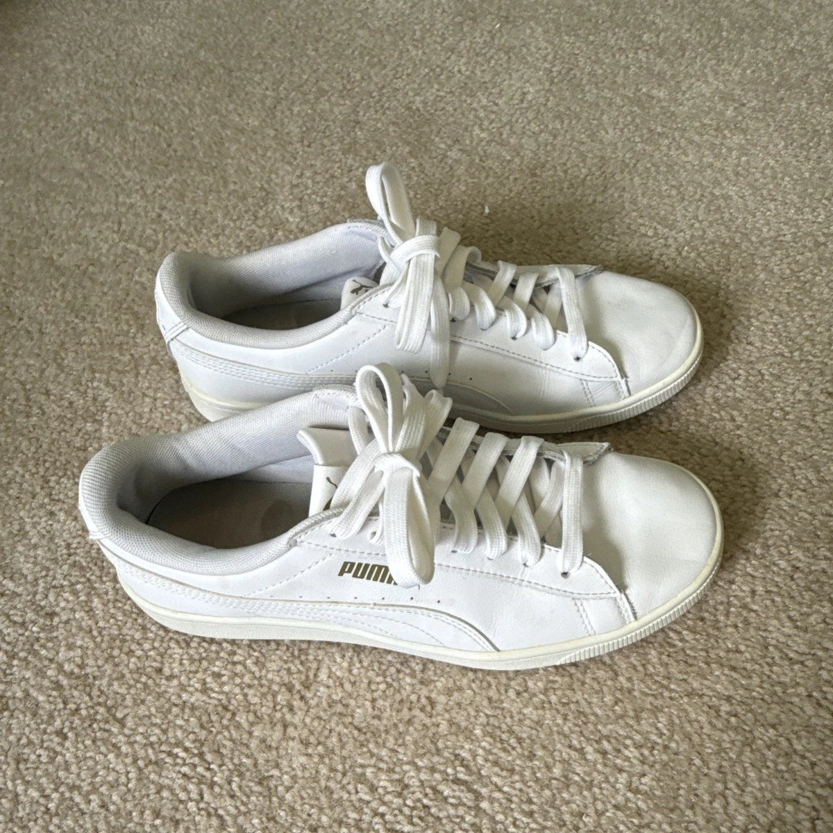 Puma Vikky V2 White Team Gold W for sale | eBay