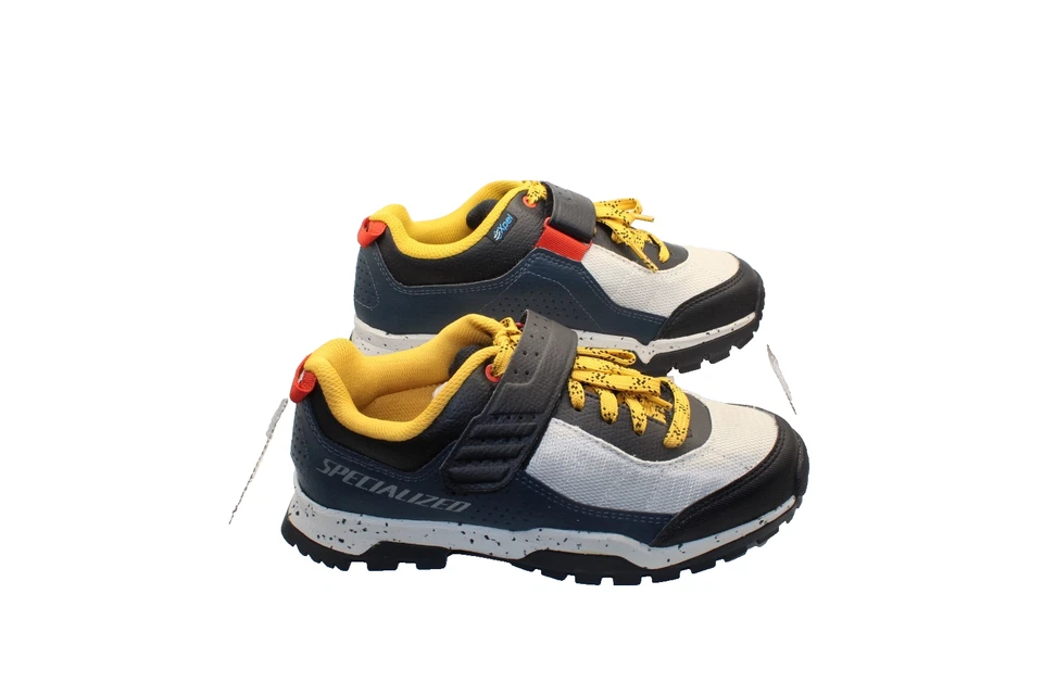 Specialized RIME 1.0 Mountain Bike Shoes Cstblu/Whtmtn/Brsyyel 36 - Image 3 of 4