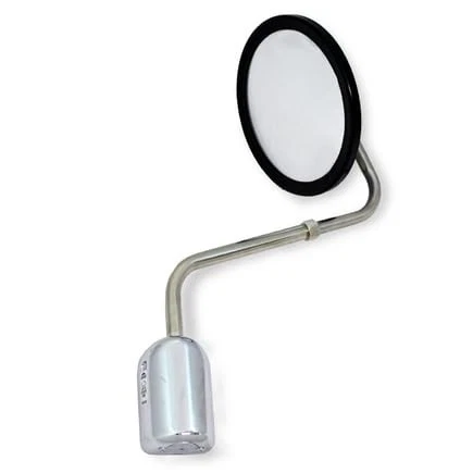 Velvac 716914 Door Blind Spot Mirror Kit with 8.5" K 10 Convex Mirror and Bent