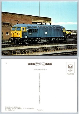 British Rail Class 56 Diesel Locomotive 56022 at York Postcard