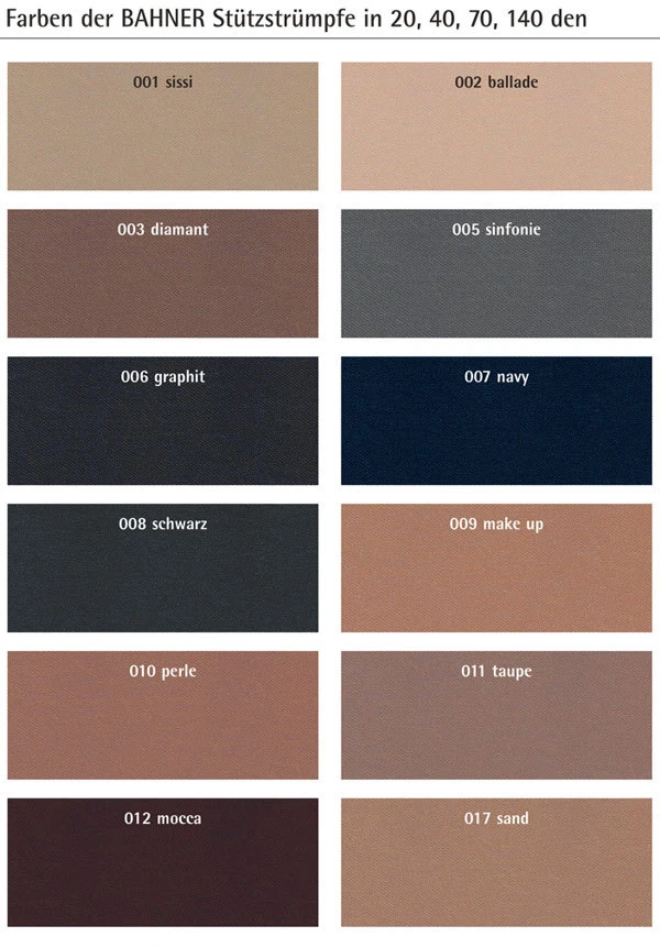 Bahner halterlose Stützstrümpfe 140den, Starke Stützkraft, div. Fb.+Gr. 203 - Bild 2 von 3