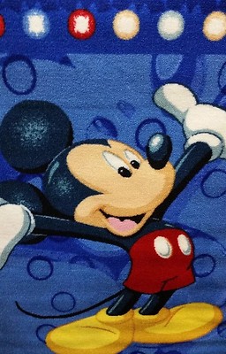 BRAND NEW DISNEY MICKEY MOUSE RUG CARPET 100X150 CM 100% NYLON MADE IN EGYPT  