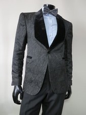 Unbranded Gorgeous Full textured Velvet collared Tuxedo dinner jacket 36 R