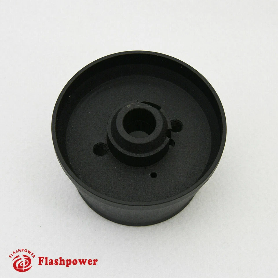 Adaptador de volante de 6 pernos GM Buick Pontiac Chevy Ididit Flaming River negro Foto 2 de 4