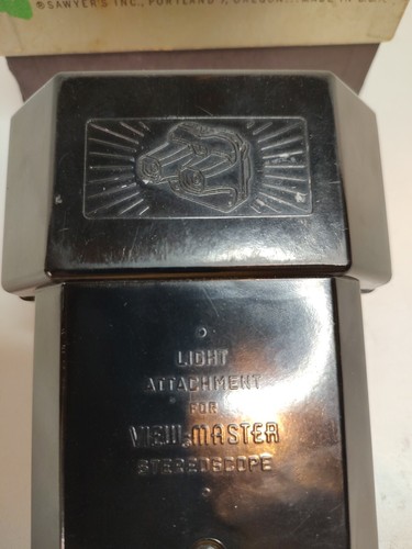 Ancien accessoire lumineux VIEW-MASTER pour stéréoscope avec BOITE Made in USA - Photo 6/10