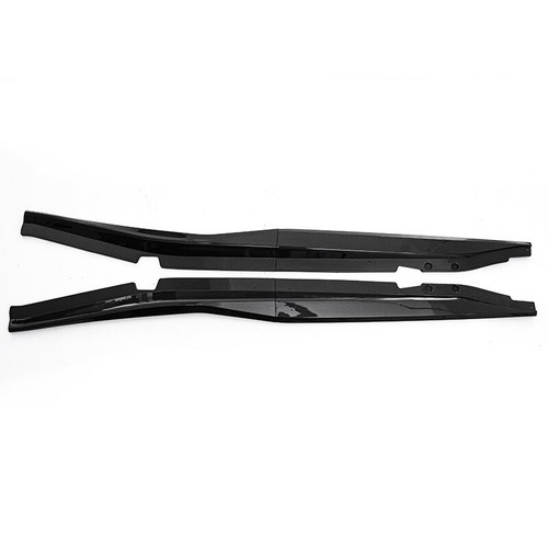 Side Skirts Extensions Rocker Panel Carbon ABS For 2014-2019 Chevy Corvette C7 - Picture 7 of 12