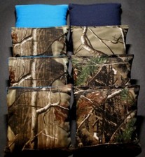 CORNHOLE BEAN BAGS REALTREE Camo Camoflauge 8 ACA Real Tree Hunting Fishing Bags