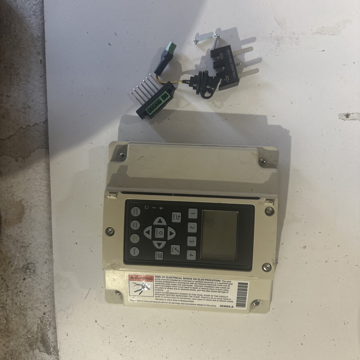 Keypad Assembly Kit, Pentair IntelliFlo XF/2 VST, Almond (no Door