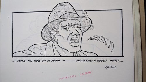 Indiana Jones Temple of Doom storyboard movie prop Spielberg  Lucas STAR WARS !! - Picture 4 of 19