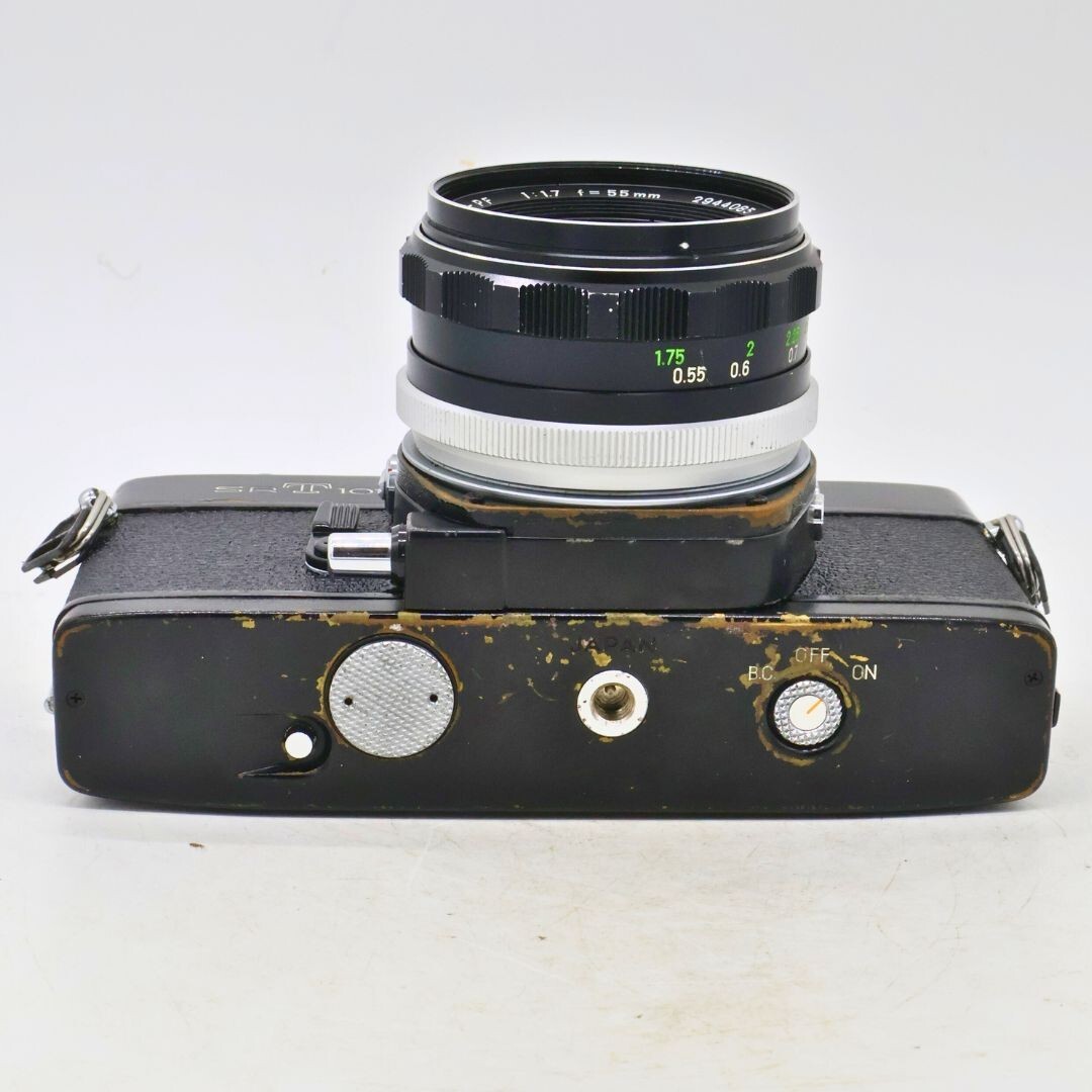 Minolta SRT 101 Black 35mm Film Camera + MC Rokkor-PF 1:1.7