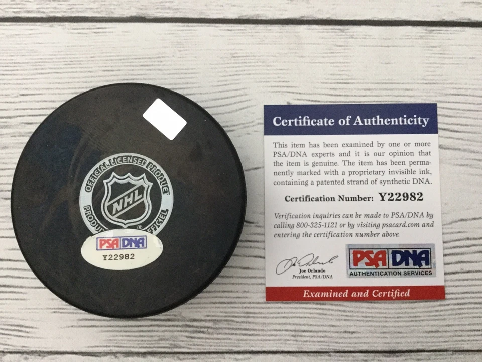 Cory Schneider Signed Autographed NJ New Jersey Devils Hockey Puck PSA DNA COA a - Image 2 of 3