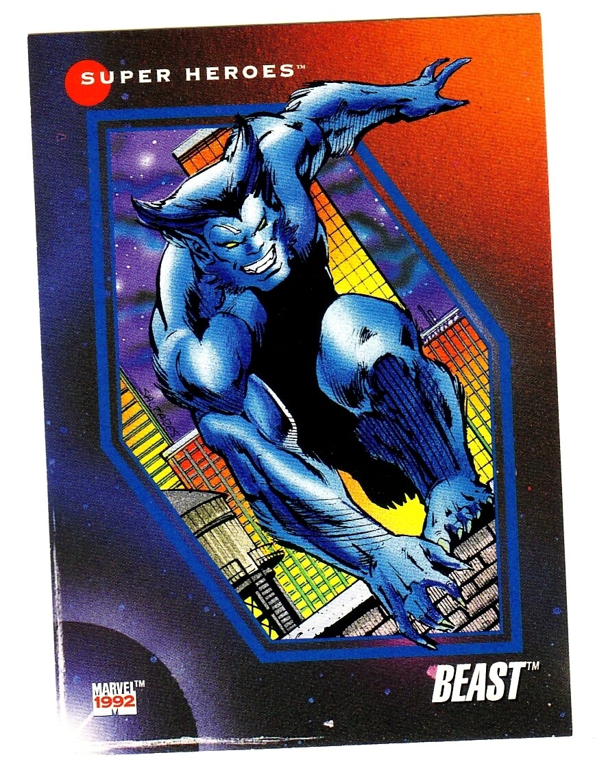 1992 MARVEL UNIVERSE BASE CARD 6 BEAST | eBay