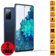 2-Pack Clear Tempered Glass Screen Protector Film For Samsung Galaxy S20 FE 5G
