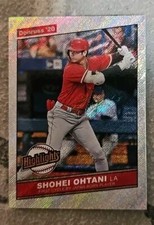 2020 Donruss Shohei Ohtani  #H-6 Highlights Rapture Holo Parallel Angels