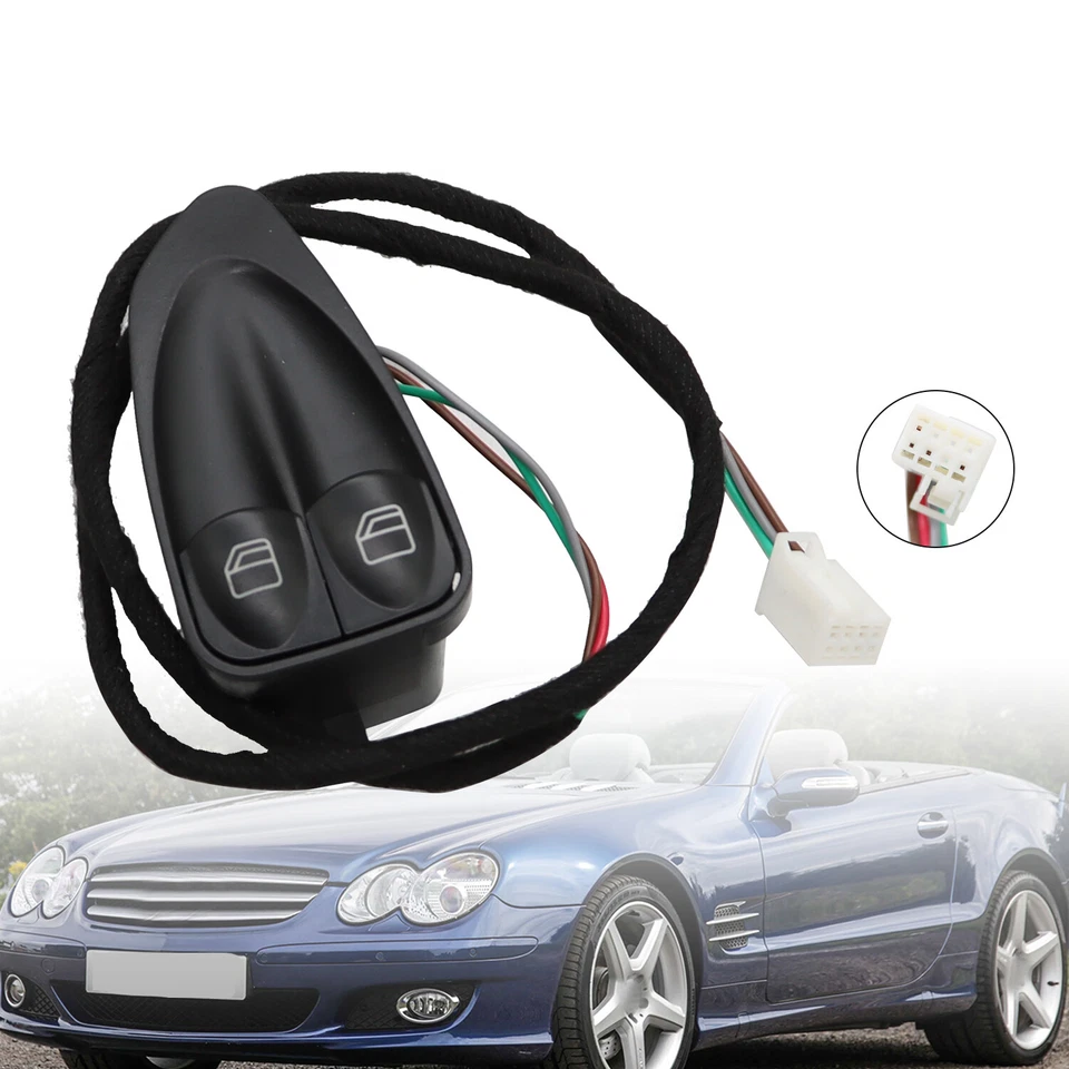 2308211351 For Mercedes-Benz SL600 SL550 SL500 Power Left Door Window Switch Foto 4 de 4