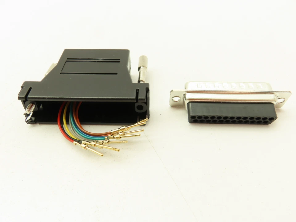 SPC 1597  DB25 Male to RJ45 Modular Telephone Adapter Connector  LOT OF 12 - Image 3 of 4