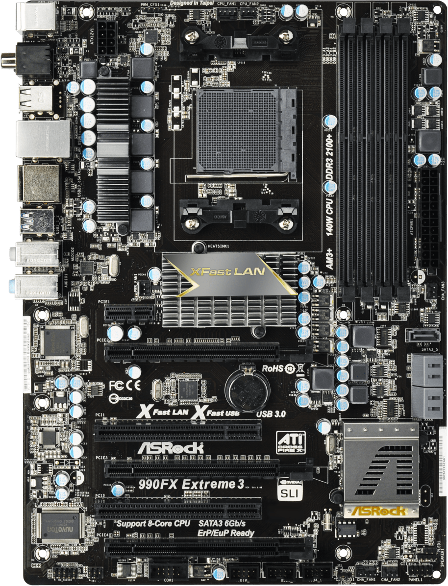 FOR ASROCK 990FX Extreme3 DDR3 AMD AM3 32GB ATX Motherboard Test