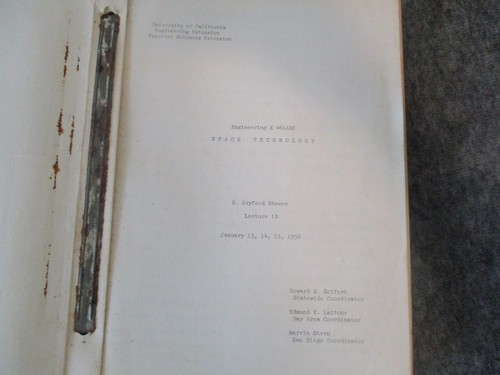 SPACE TECHNOLOGY FILM SERIES PRESENTATION BOOK (EARLY SPACE RESEARCH) -1958-NASA - Picture 4 of 23