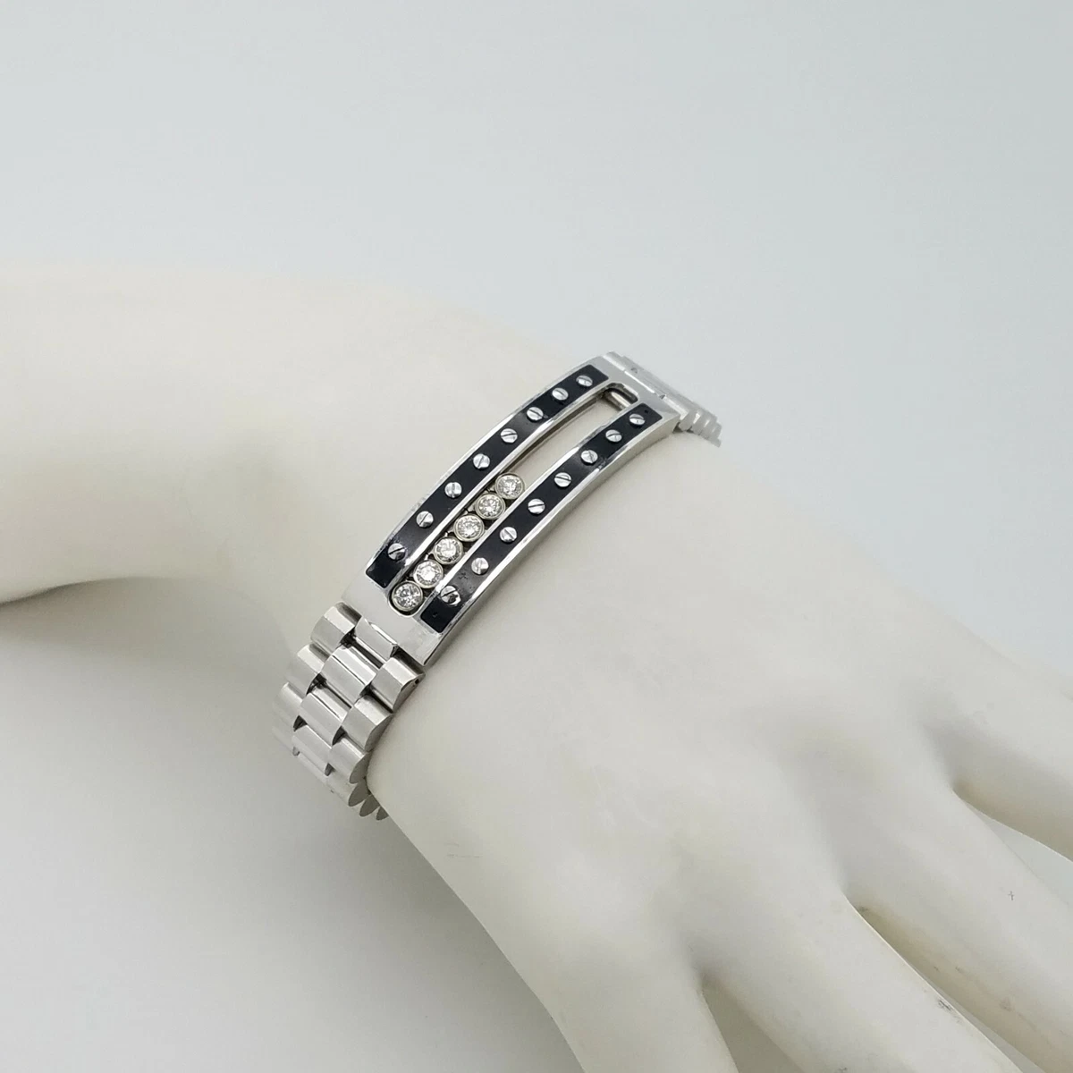 Moving diamond clearance bracelet