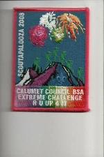 2008 Calumet Council Extreme Challenge R U Up 4 It Scoutapalooza patch