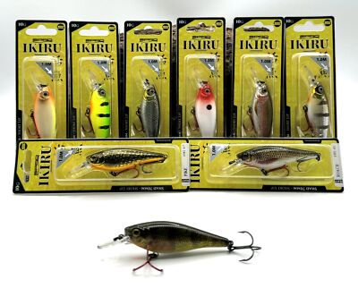 Spro Ikiru Shad 70SL 7,0cm 10g Tauchtiefe bis 1,0m 10 Farben Wobbler NEW SALE