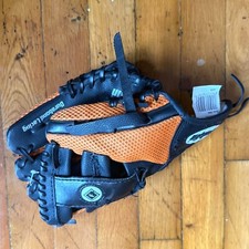 NWT Franklin Rtp 4008 Youth 9 1/2" Kids Baseball Glove Mitt - Orange  Black