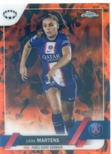 2022-23 Topps Chrome UEFA Women's LIEKE MARTENS #40 Inferno Refractor /75 PSG