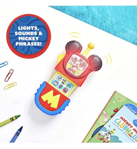 NEW Disney Junior Mickey Mouse Funhouse Communicator Walkie Talkie Lights Sounds - Picture 4 of 12