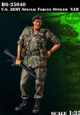 BRAVO 6 35040 VIETNAM WAR U.S. ARMY SPECIAL FORCES OFFICER 1:35