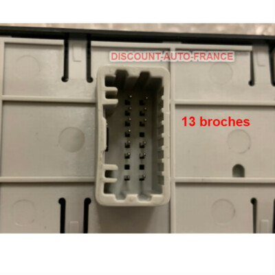 Bouton Interrupteur Lève-Vitre Électrique Pour Renault Fluence 130 2010 - Côté Conducteur - Référence OEM 809610014R