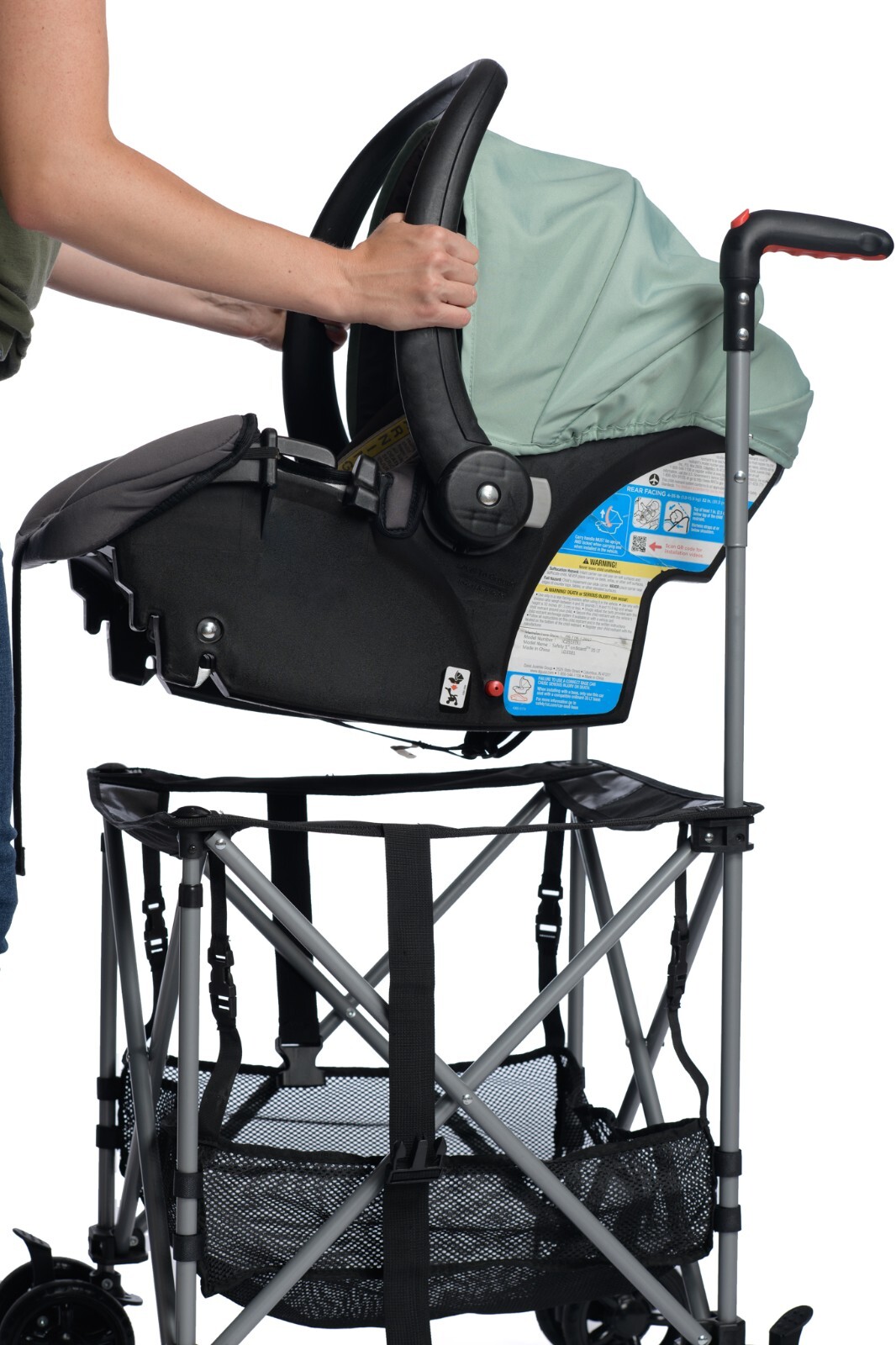 Strolyy - Universal Car Seat Stroller. Invented by a Car Seat Safety Technician.