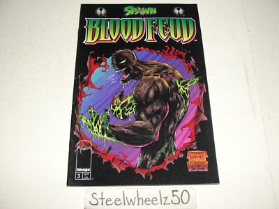 Spawn Blood Feud #3 Comic Image 1995 Vs Vampire Sansker Alan Moore Tony Daniel