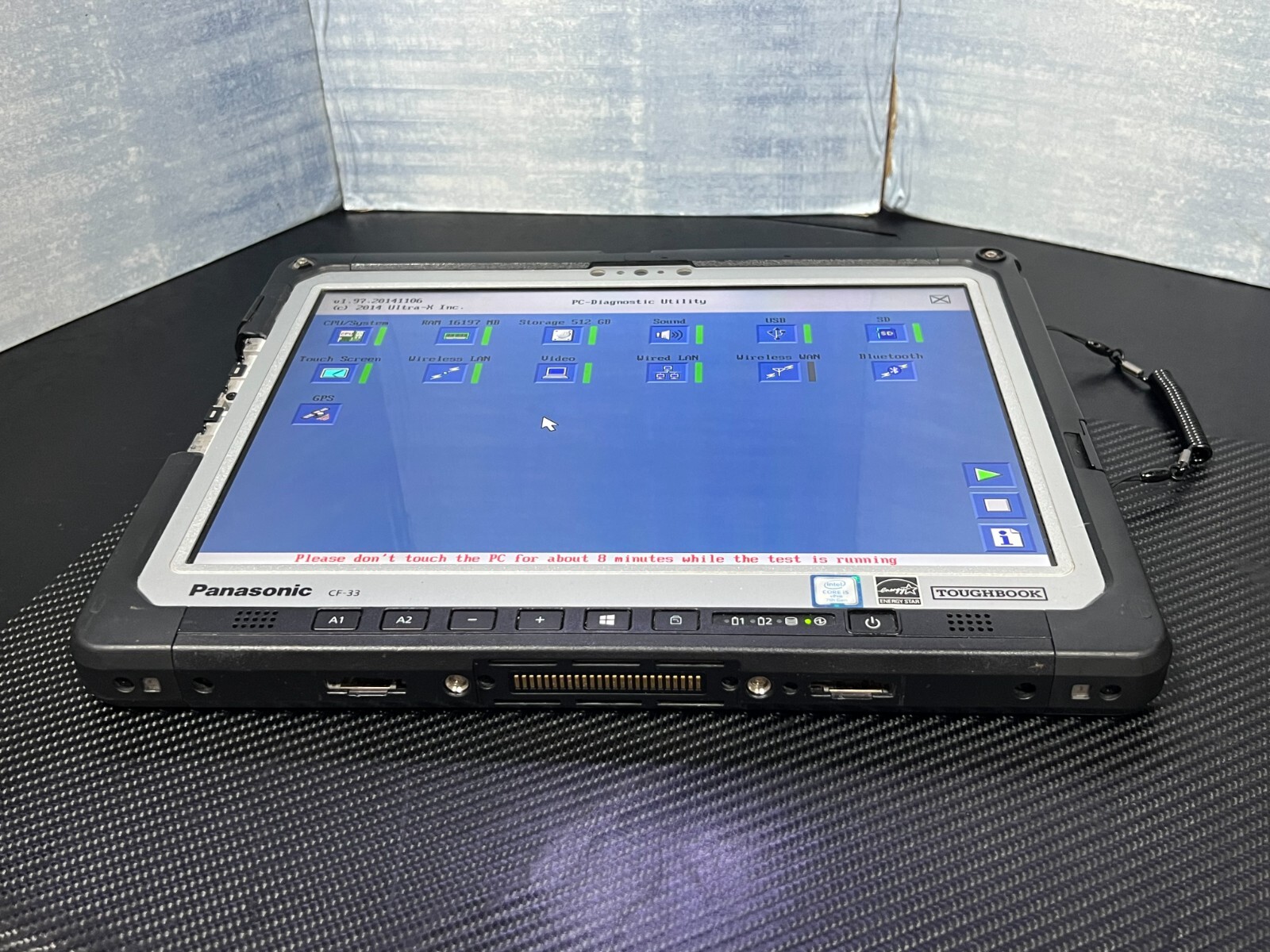 TOUGHBOOK CF33AFPEJVM, i57300U,16GB, 512GB SSD, 4G LTE GPS, WEBCAM