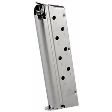 Mecgar, Pistol Magazine, 40S&W, 8 Rounds, Fits 1911 Pistols, Steel, Nickel