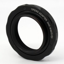 M42 to M42 10-15mm Adjustable Focusing Helicoid Macro Extension Tube Adapter