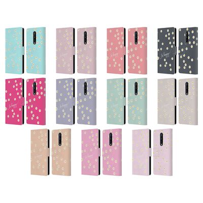 OFFICIAL MONIKA STRIGEL HAPPY DAISY LEATHER BOOK CASE FOR BLACKBERRY ONEPLUS
