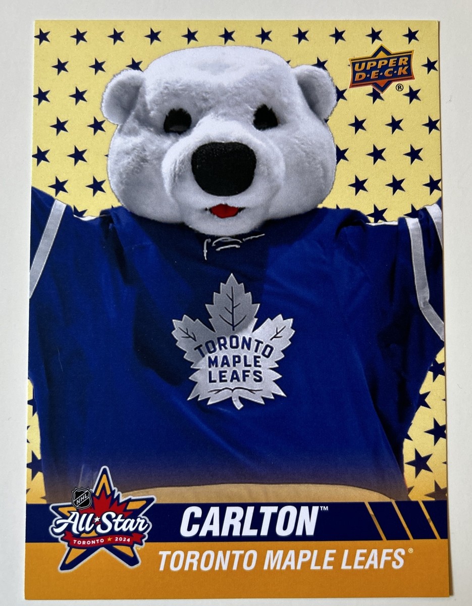 Carlton 5x7 Upper Deck Mascot Card (Toronto Leafs) NHL 2024 All