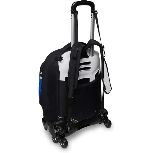 FC Inter Trolley Jack 3 Ruote Seven Zaino Scuola Prodotto ufficiale - Foto 3 di 5