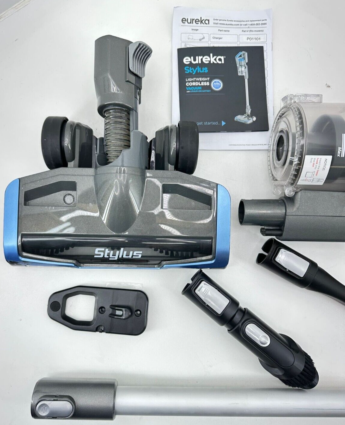 Eureka Stylus Gray/Blue Stick Vacuum Cleaner 810004818446 eBay