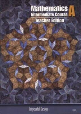 Inter Core Math Book Mathematics Intermediate Course A Teacher Edition - Spiral-bound - GOOD ...