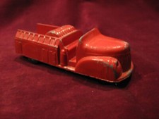 Vintage Metal Red Fire Truck No 16