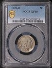 New Listing1920-D Buffalo Nickel Pcgs Xf-40 - Crimson Toning!