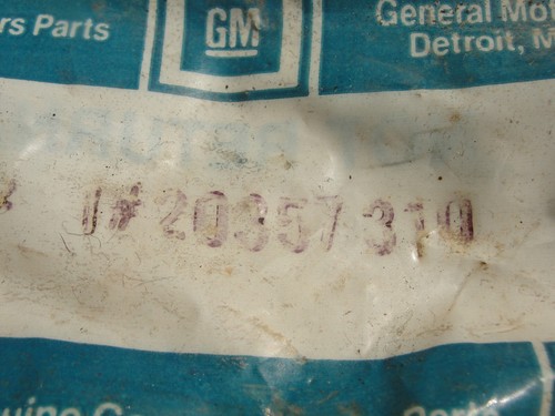 NOS 1983-84 Camaro Fender Trim Molding Front Passenger Right Side GM # 20357310 - Picture 2 of 2
