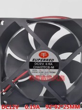 1PCS CHA9212CB-M 12V 0.19A 9CM 2-Wire Dual Ball Cooling Fan