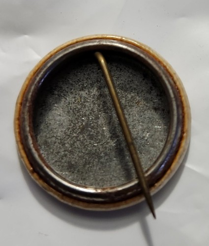 Vintage Pilgrim Aim Pinback Pin Button - Picture 2 of 3