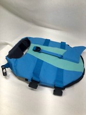 Chaleco salvavidas para perros/chaleco salvavidas para perros con aleta de tiburón azul talla pequeña hasta 20 libras